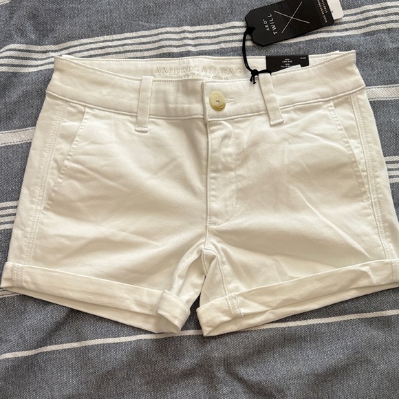 American Eagle Outfitters Pants - American Eagle Outfitters Women's Cream Shorts